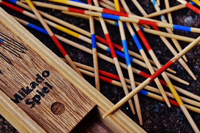 Mikado game sticks